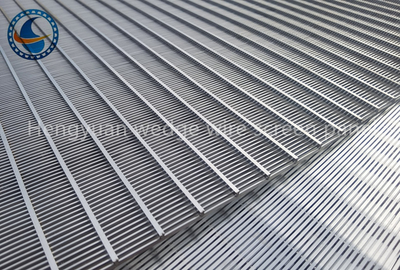 High Strength Wedge Wire Screen Panels Long Lifespan Ss 304