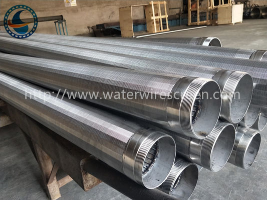 AISI 316L DN100 Sand Control Screens With Male Threaded