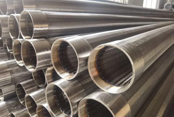 Customized Continuous Slot Johnson Wire Screen 89mm Diameter