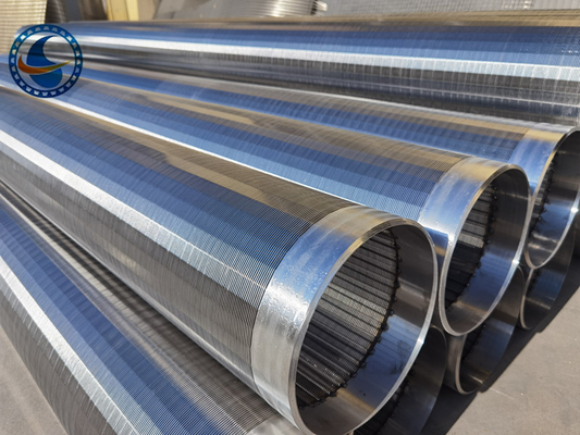 1.0mm Slot Wire Wrapped Pipe Full Welded Stainless Steel