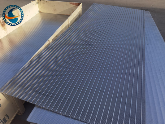 High Strength Wedge Wire Screen Panels Long Lifespan Ss 304
