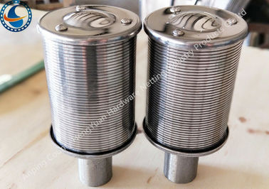 Anti Corrosion SS Wedge Wire Screen Nozzle For Liquid / Gas / Solid Filtration