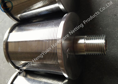 Anti Corrosion SS Wedge Wire Screen Nozzle For Liquid / Gas / Solid Filtration