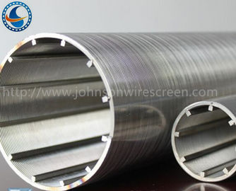 High Precision Johnson Stainless Steel Well Screens With Self Cleaning Surface