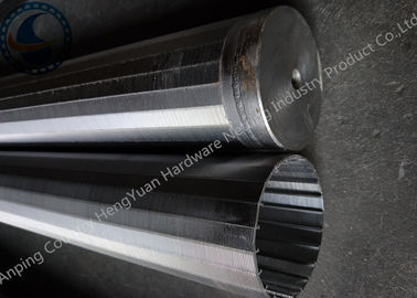 Professional Welded Wedge Wire Screen Pipe With Center Circular Hole