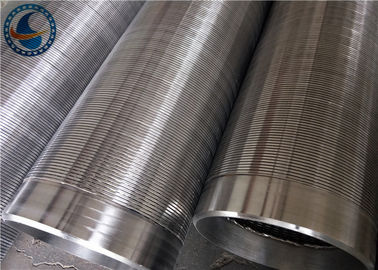 Point Welding Continuous Slot Screen , Non Clogging Water Well Screen Pipe