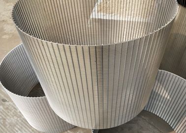Heat Resistant Wedge Wire Screen Pipe , Large Open Area Water Well Screen