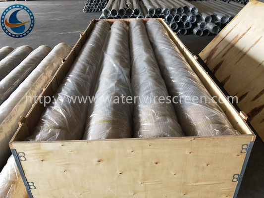 273mm Non Magnetic Stainless Steel Vee Shaped Continuous Slot Water Wire Screen