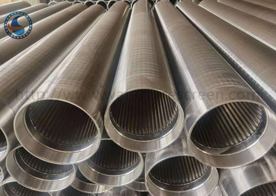 6" V Wire Downhole Slotted 2.9m Length Johnson Screen Tube