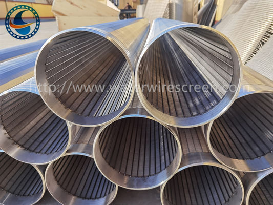 Customized Continuous Slot Johnson Wire Screen 89mm Diameter