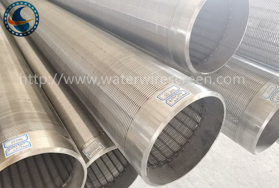 Customized Continuous Slot Johnson Wire Screen 89mm Diameter