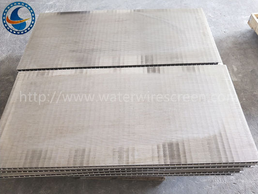 L500mm Stainless Steel Wedge Wire Screen Panels For Coal Washing Equipment