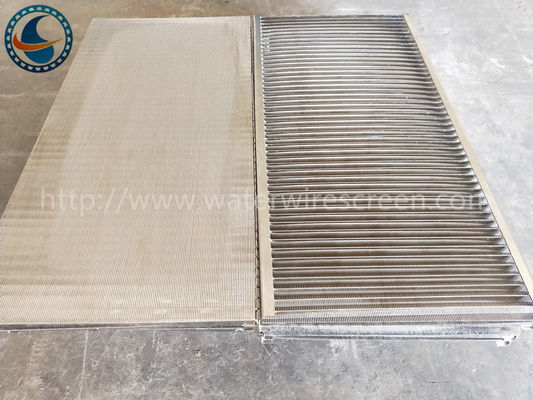 L500mm Stainless Steel Wedge Wire Screen Panels For Coal Washing Equipment