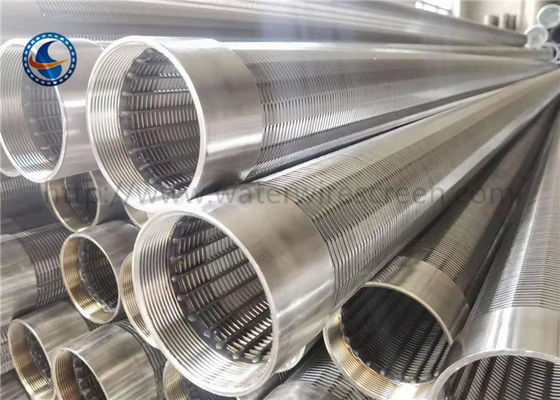 Johnson V 0.1mm Slot Wire Wrapped Screen Tube For Water Well Sand Control