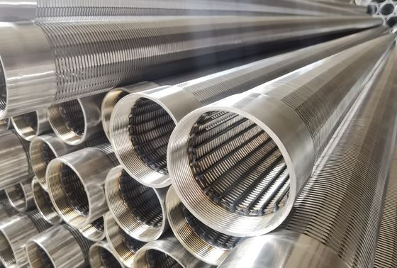 Customized Continuous Slot Johnson Wire Screen 89mm Diameter