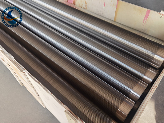 1.0mm Slot Wire Wrapped Pipe Full Welded Stainless Steel