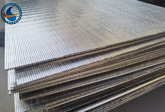500um Aisi 304 Slot Wedge Wire Screen Panels For Filtration