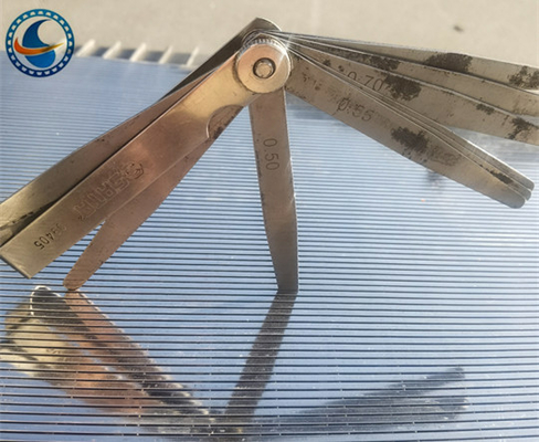 100mm Slot Wedge Wire Screen Panels Stainless Steel Customized