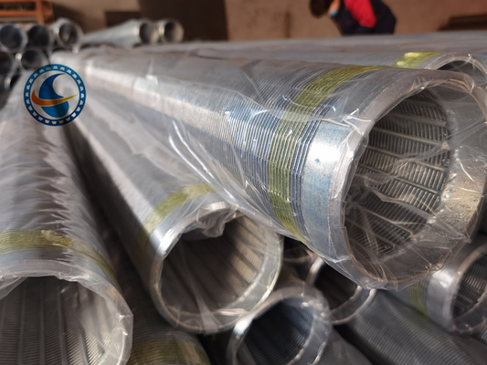 4-1/2" Slot 40 Wire Wrapped Pipe , Well Screen Pipe Corrosion Resistance
