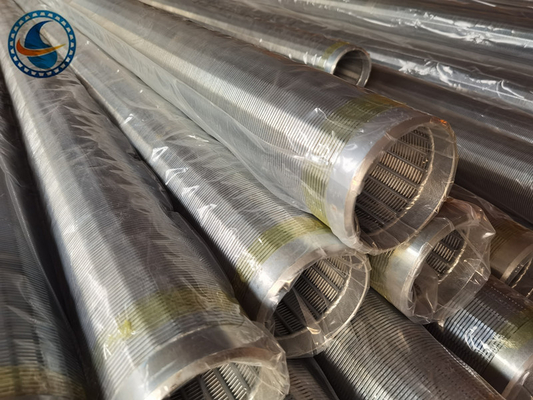 4-1/2" Slot 40 Wire Wrapped Pipe , Well Screen Pipe Corrosion Resistance