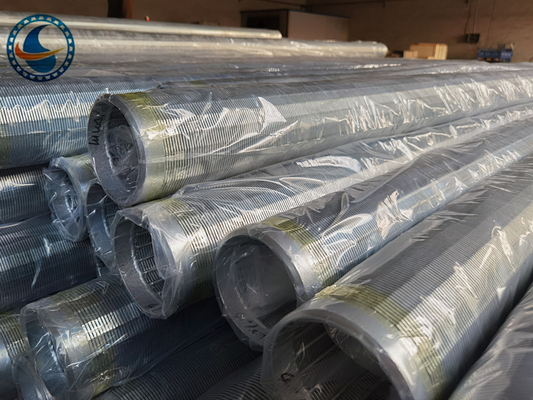 4-1/2" Slot 40 Wire Wrapped Pipe , Well Screen Pipe Corrosion Resistance