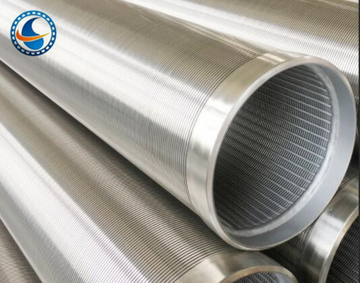 Vee Continuous Slot Wire Wrapped Screen For Deep Well Drilling
