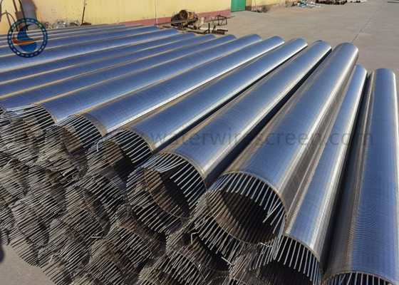 Stainless Slot 40mm Wire Wrapped Screen Water Well Sand Control Tube