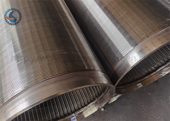 Tubo inoxidable de Johnson Type Wraps Slot Filter de la pantalla de alambre del agua 316l