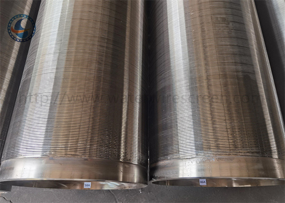 El alambre inoxidable envuelve los tubos filtrantes del filtro para pozos de 4 pulgadas reduce el consumo de energía