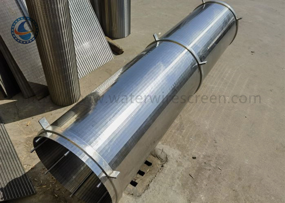 El alambre de acero inoxidable ácido anti envolvió la ranura 20 3*4.6m m de la pantalla