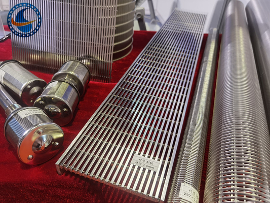 Ss 321 Johnson Wedge Wire Screen Flat para la ingeniería petroquímica