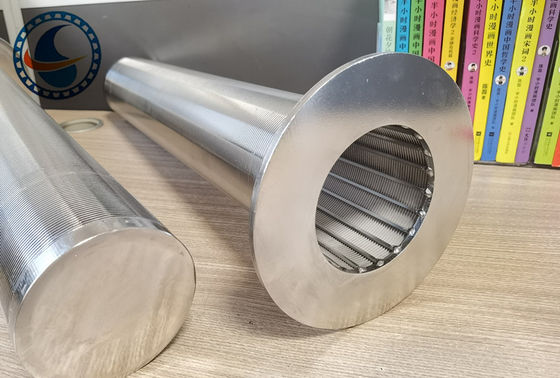 Tipo de filtro de malla de alambre de conexión continua de barra de acero inoxidable 304 tipo de filtro de alambre de afuera a adentro Forma de alambre 3 * 4.6mm en forma de V