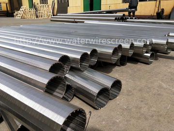 tubo de acero inoxidable de la ranura 316L 304 321 para la filtración del agua
