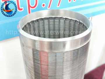 Tipo pantalla de Johnson de 40 ranuras de alambre formada uve para el filtro del pozo de agua