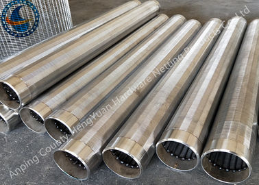 Pantalla de alambre soldada con autógena de Johnson del acero inoxidable, tubo durable del filtro para pozos del agua