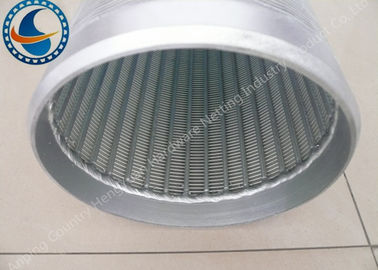 Filtro para pozos galvanizado con poco carbono del agua con funcionamiento resistente de la presión excelente
