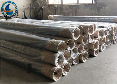 Pantalla envuelta alambre formada triangular, exportación del tubo del filtro para pozos del agua a África