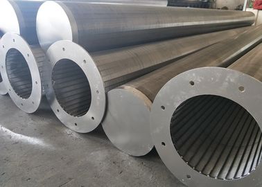 Tubo laminado en frío de la pantalla de alambre de la cuña del acero inoxidable 316l para el pozo de agua