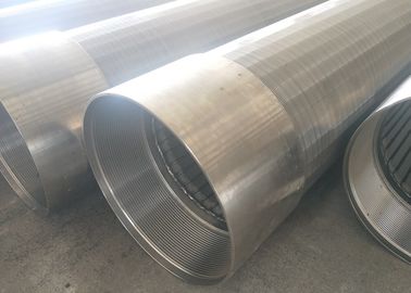 Filtro para pozos envuelto alambre de Profilte para la filtración del agua y del aceite