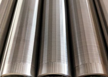 Los acoplamientos del hilo ranuran el filtro para pozos del agua de Contol de la arena del agua del alambre de 60 cuñas 8 pulgadas