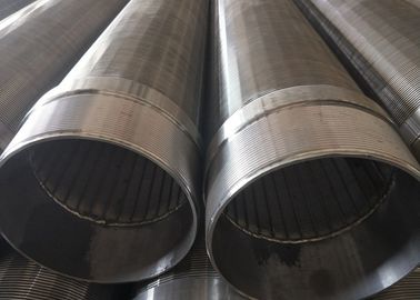 El alambre del tubo 89m m envolvió la pantalla para el filtro del pozo de agua