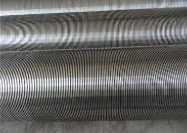 Tubo de pantalla de alambre de cuña de filtro de arena de agua de aceite 304 para Borewell