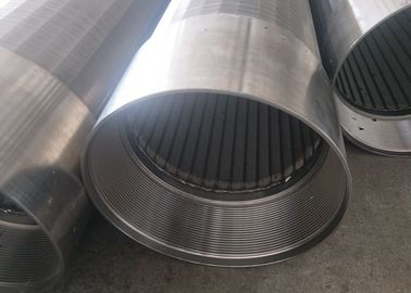 Ranura 40 Tubo de pantalla de pozo de agua Ss304 Alambre en forma de V