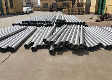Pantalla continua económica de la ranura, tubo del filtro para pozos del agua del acero inoxidable