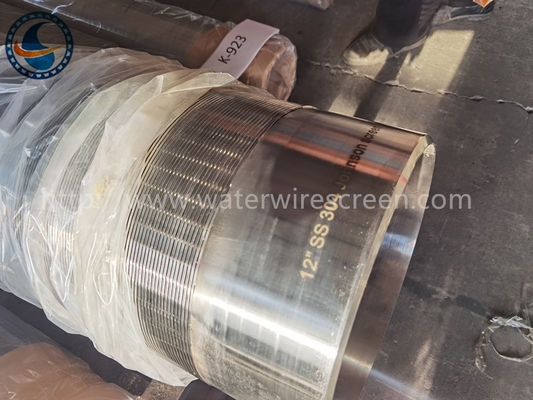 Pantalla de alambre de acero inoxidable del agua de 100 barras usada en el pozo profundo para el control de la arena