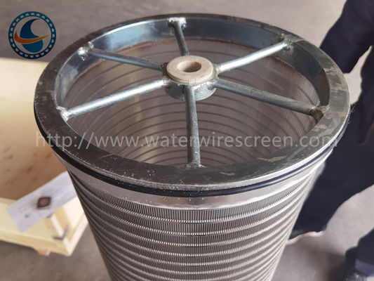 Pantalla de alambre reversa de la cuña de la ranura de Johnson 0.5m m del acero inoxidable 304