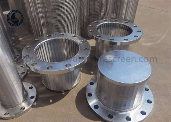 Filtro 316L Johnson Wedge Wire Screens de la envoltura del alambre de V