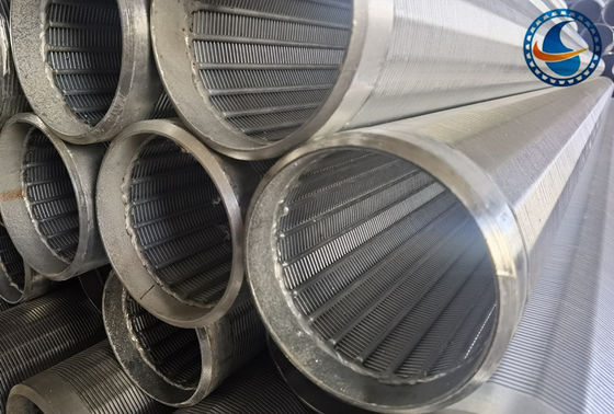6-5/8” filtro de pantalla galvanizado con poco carbono de alambre de la cuña para el control de la arena