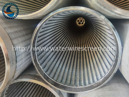la ranura de 1.0m m envolvió el filtro de arena de la bomba de Johnson Wedge Wire Screen Sieve