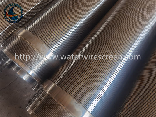 8-5/8” Ss enarenan el control 219m m Johnson Wire Screen Filter Pipe para el pozo de petróleo